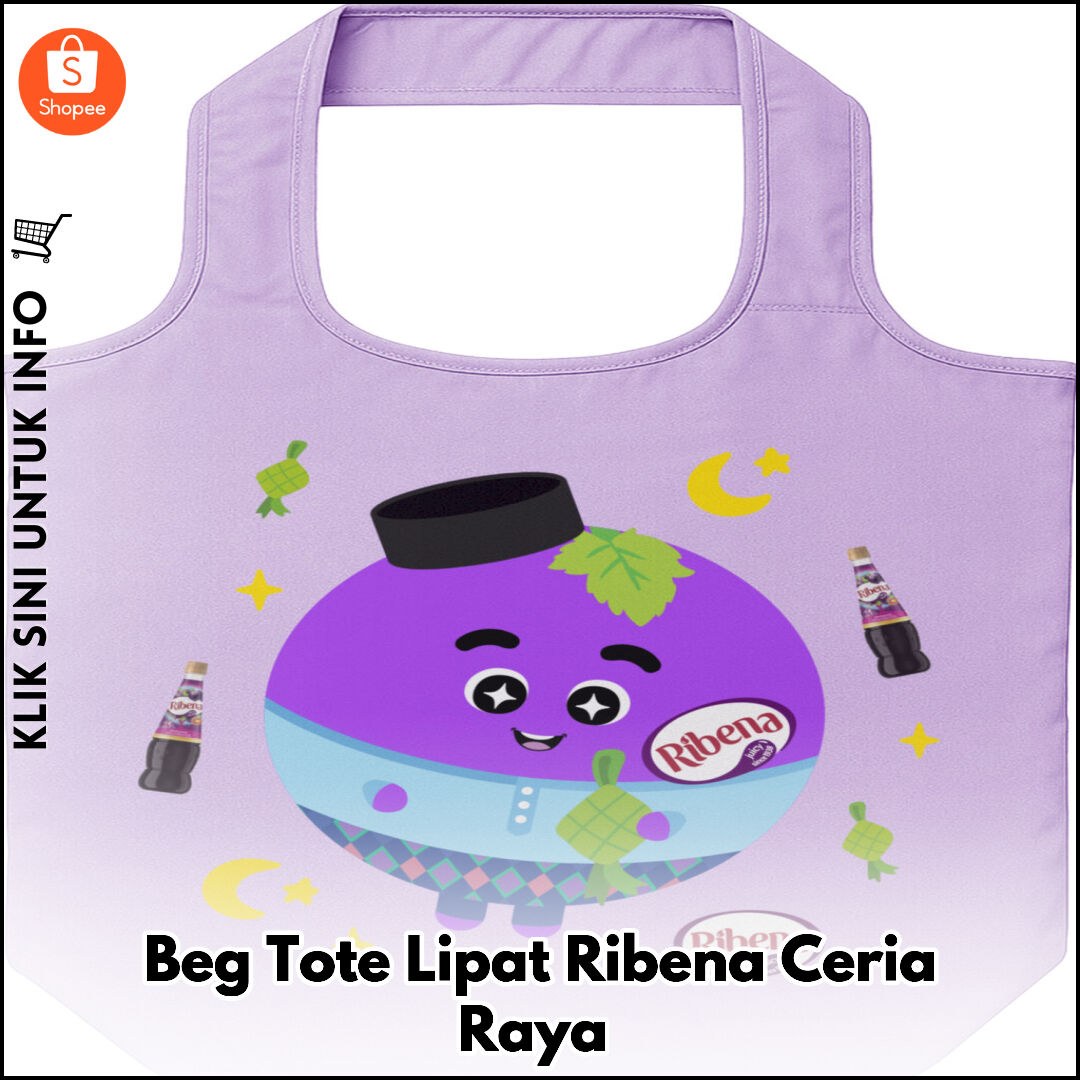 Beg Tote Lipat Ribena Ceria Raya