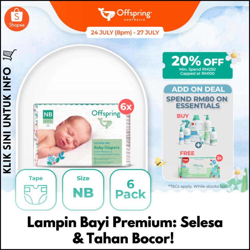 Lampin Bayi Premium: Selesa & Tahan Bocor!