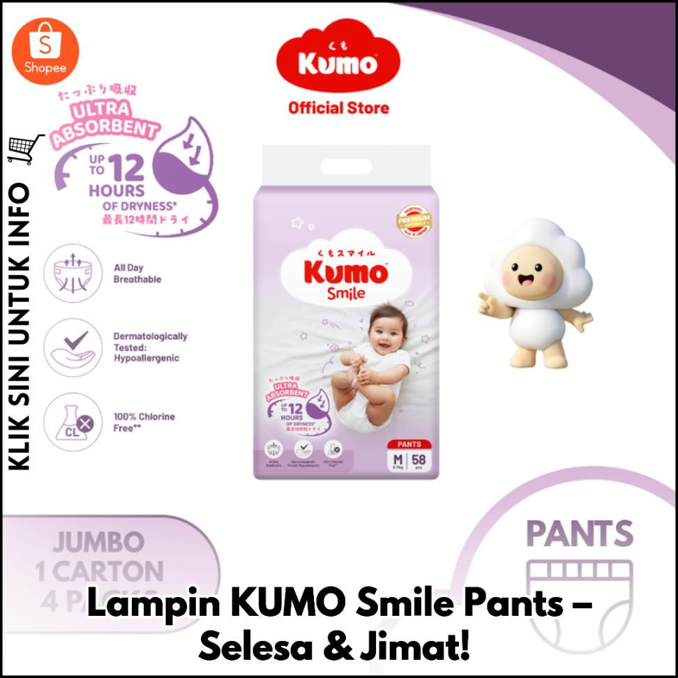 Lampin KUMO Smile Pants – Selesa & Jimat!