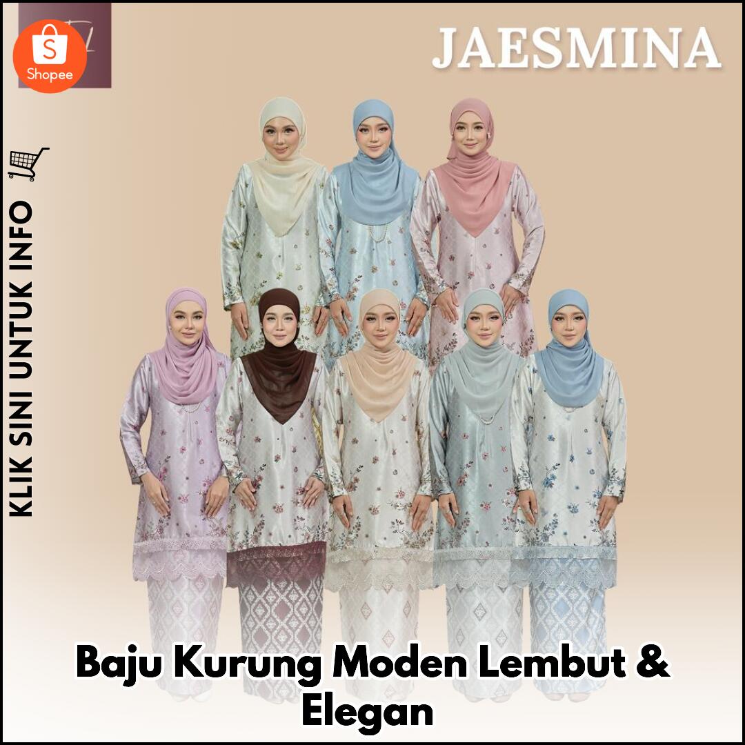 Baju Kurung Moden Lembut & Elegan