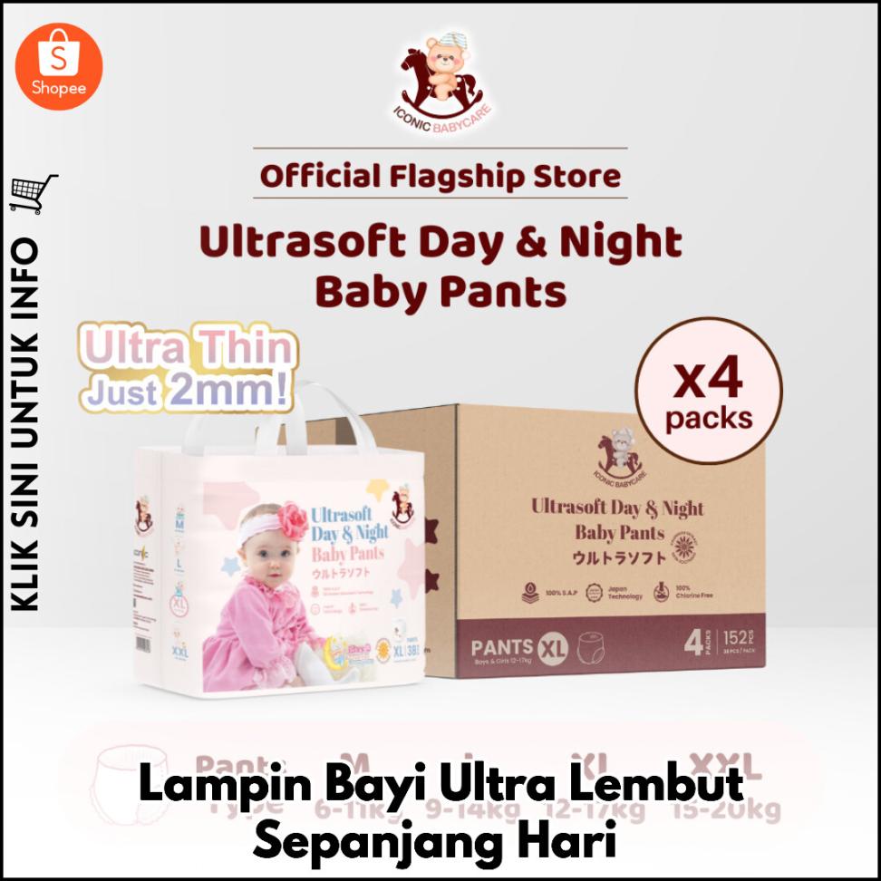 Lampin Bayi Ultra Lembut Sepanjang Hari