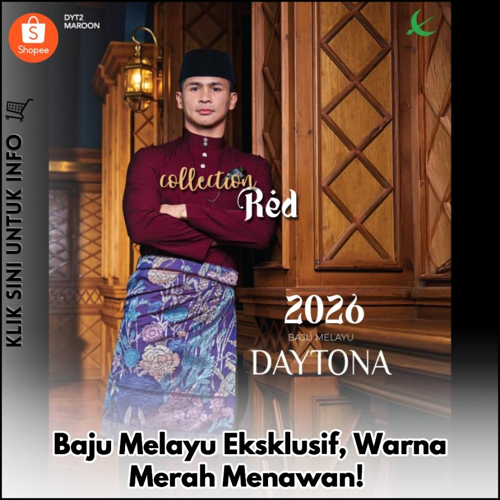 Baju Melayu Eksklusif, Warna Merah Menawan!