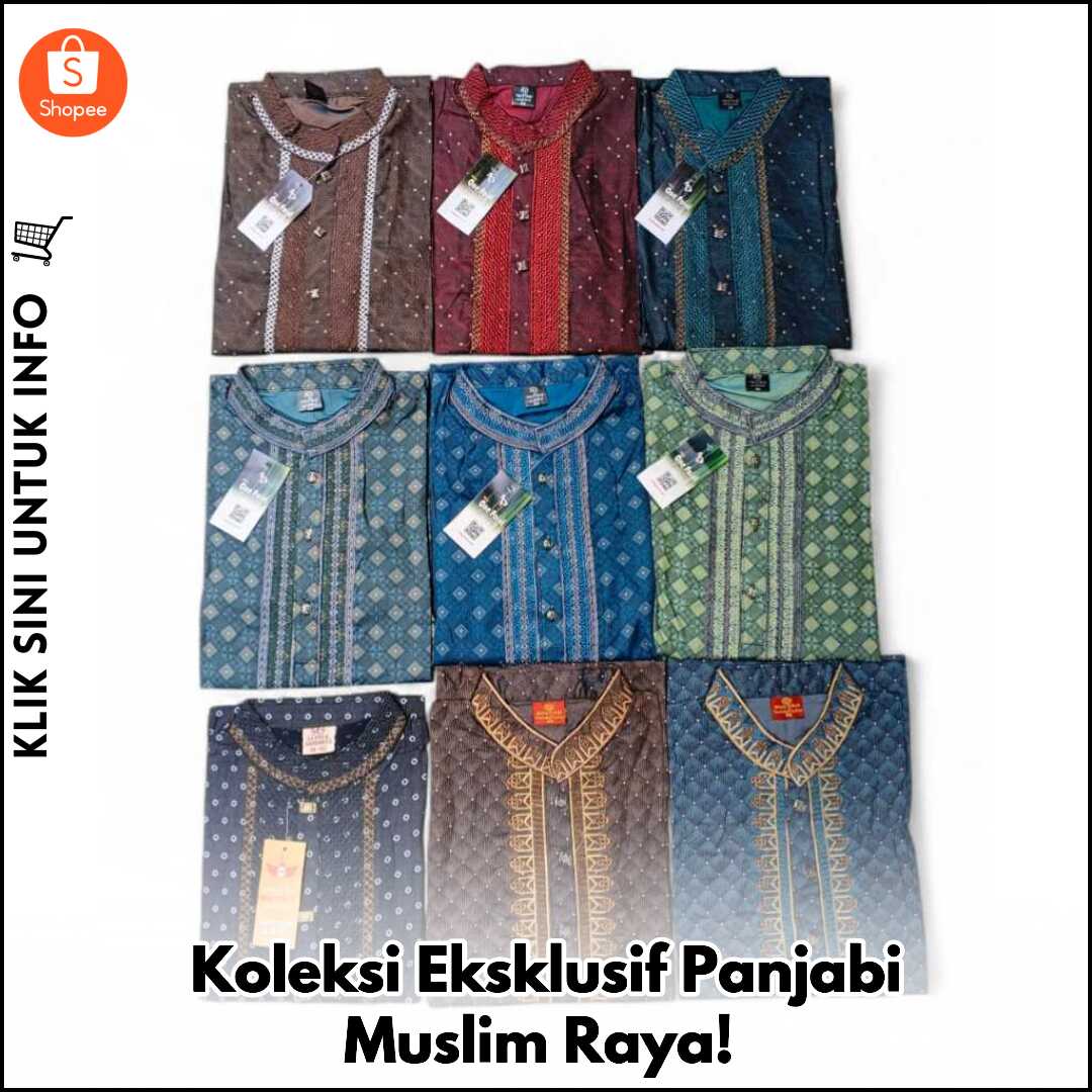 Koleksi Eksklusif Panjabi Muslim Raya!