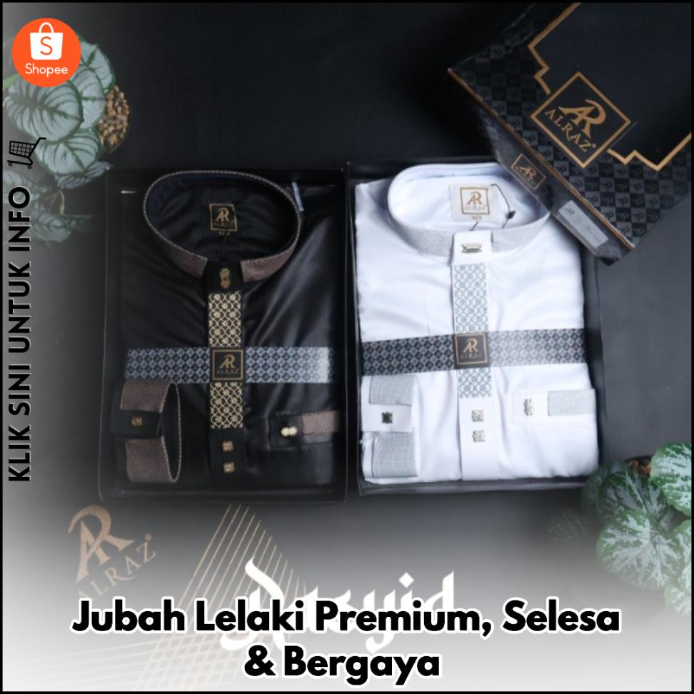 Jubah Lelaki Premium, Selesa & Bergaya