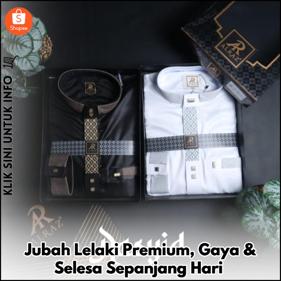 Jubah Lelaki Premium, Selesa & Bergaya