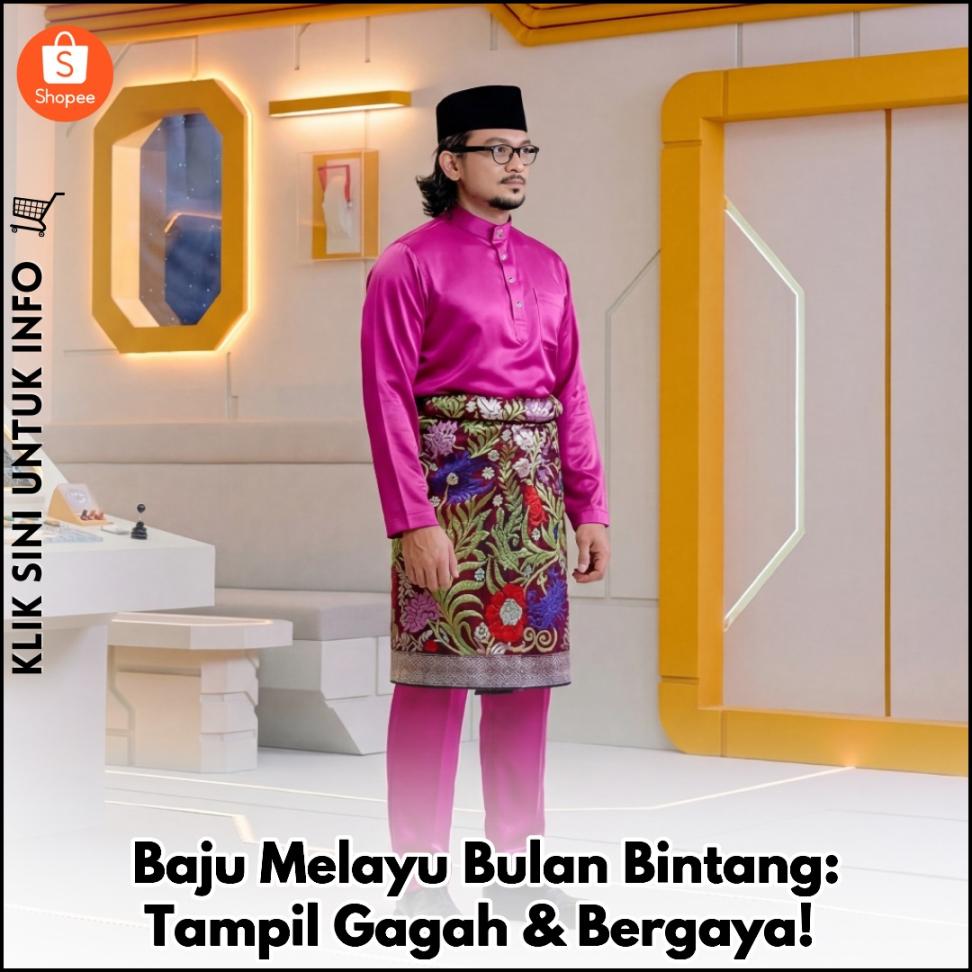Baju Melayu Bulan Bintang: Tampil Gagah & Bergaya!