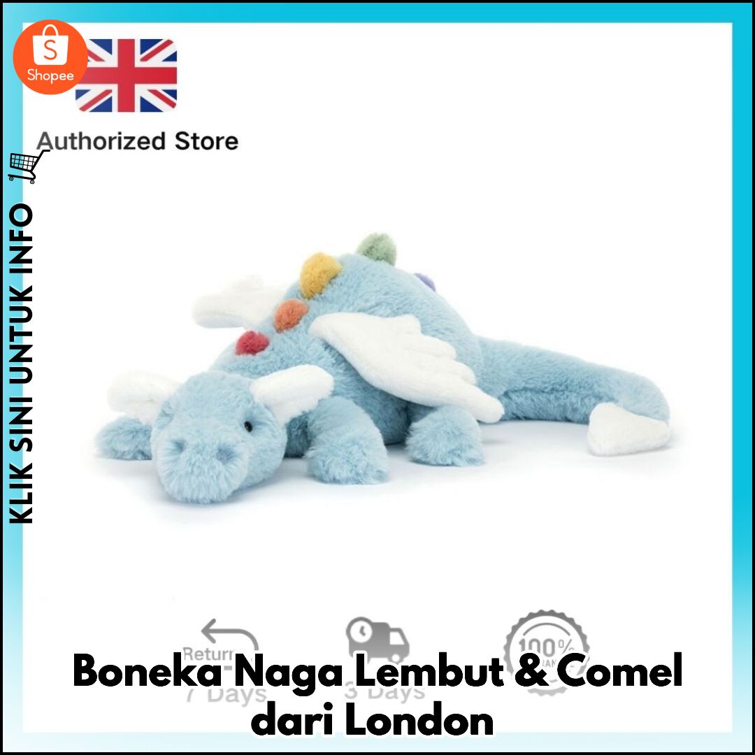 Boneka Naga Lembut & Comel dari London
