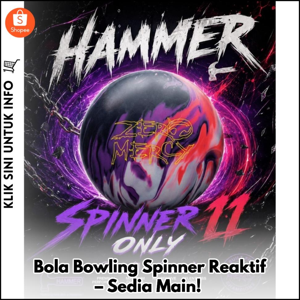 Bola Bowling Spinner Reaktif – Sedia Main!