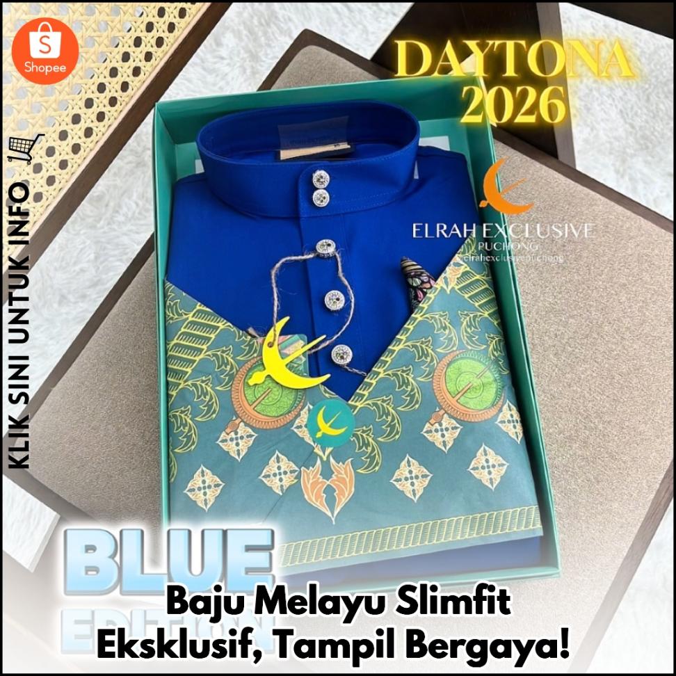 Baju Melayu Slimfit Eksklusif, Tampil Bergaya!