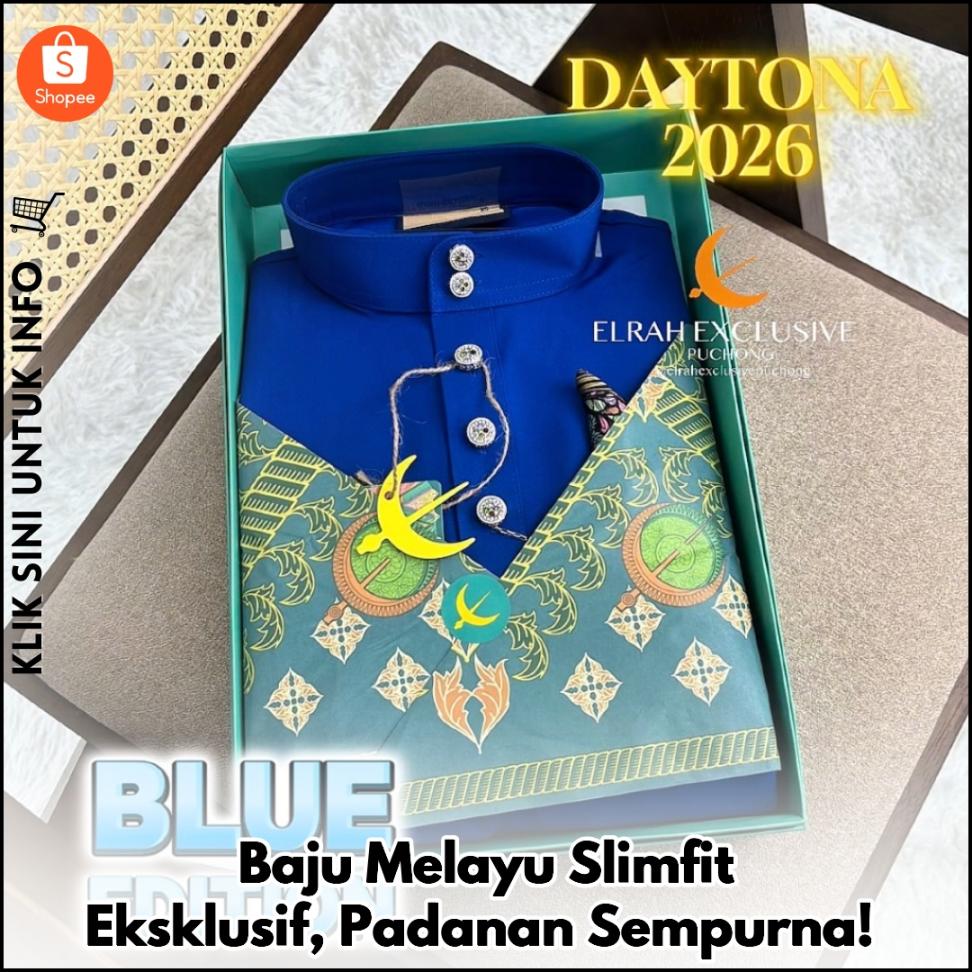 Baju Melayu Slimfit Eksklusif, Padanan Sempurna!