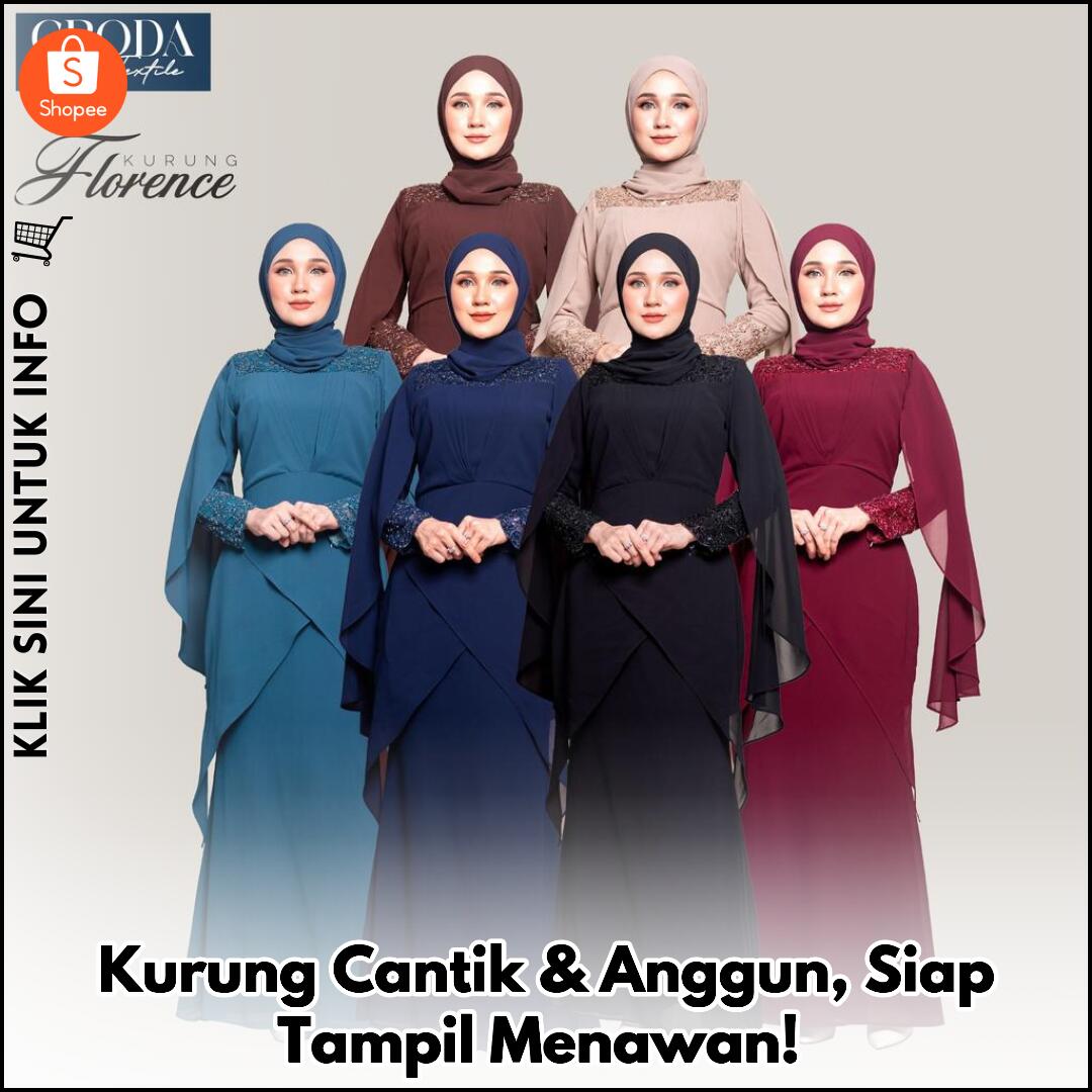 Kurung Cantik & Anggun, Siap Tampil Menawan!