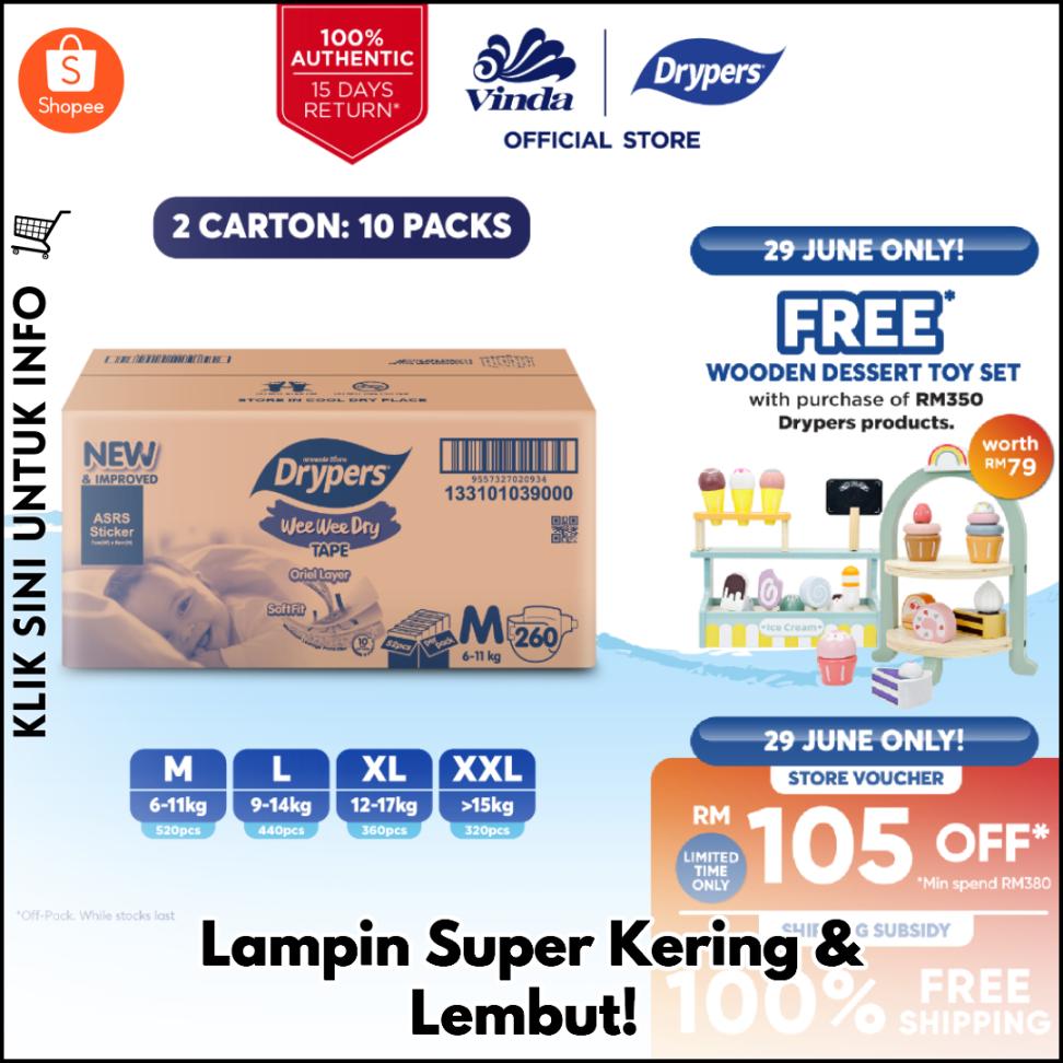 Lampin Super Kering & Lembut!