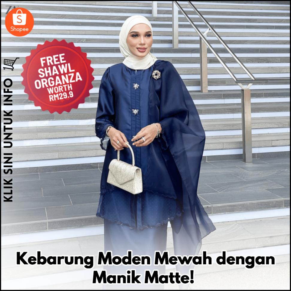 Kebarung Moden Mewah dengan Manik Matte!