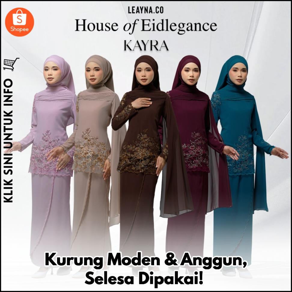 Kurung moden LEAYNA.CO yang anggun & selesa! ?