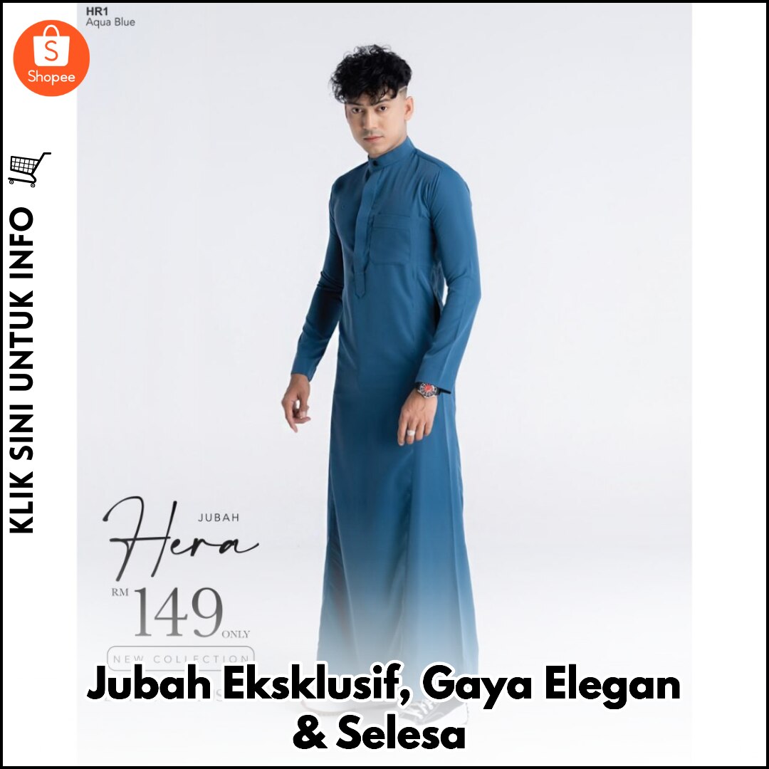 Jubah Eksklusif, Gaya Elegan & Selesa
