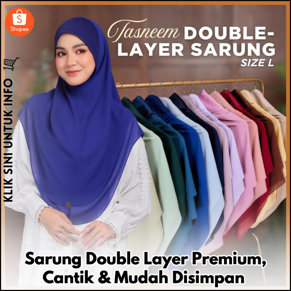 Sarung Double Layer Premium, Cantik & Mudah Disimpan