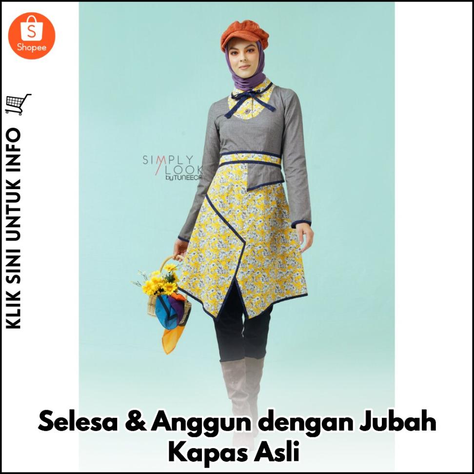 Selesa & Anggun dengan Jubah Kapas Asli