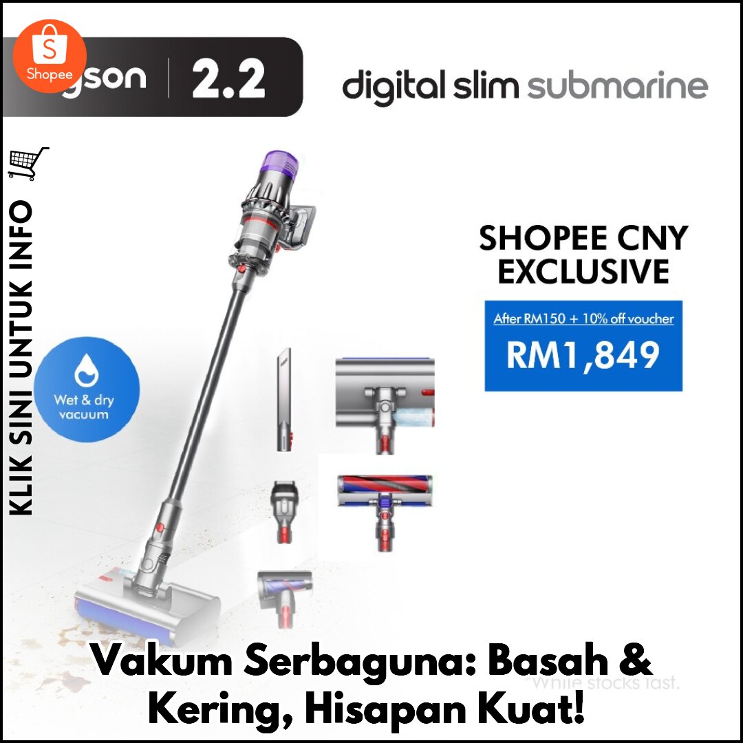 Vakum Basah & Kering, Kuasa Hisapan Terhebat!