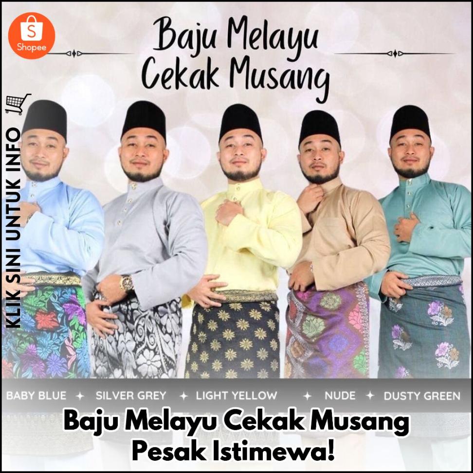Baju Melayu Cekak Musang Pesak Istimewa!