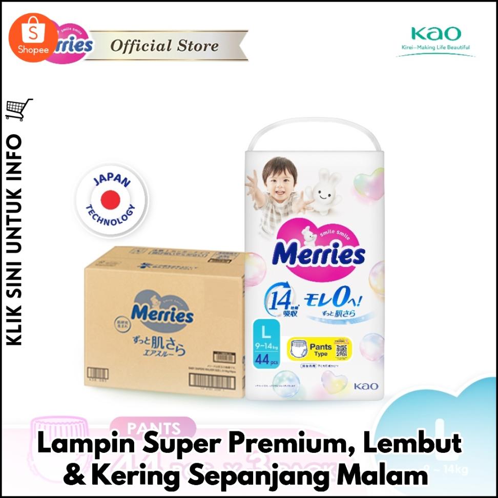 Lampin Super Premium, Lembut & Kering Sepanjang Malam