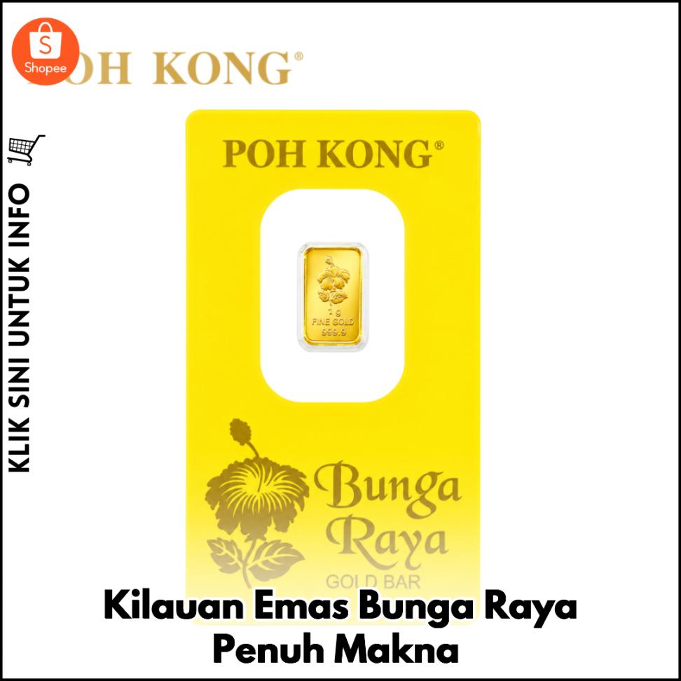 Kilauan Emas Bunga Raya Penuh Makna