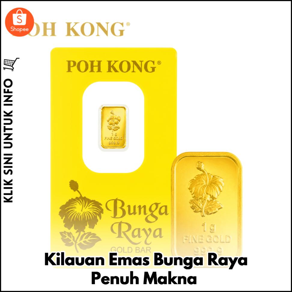 Kilauan Emas Bunga Raya Penuh Makna