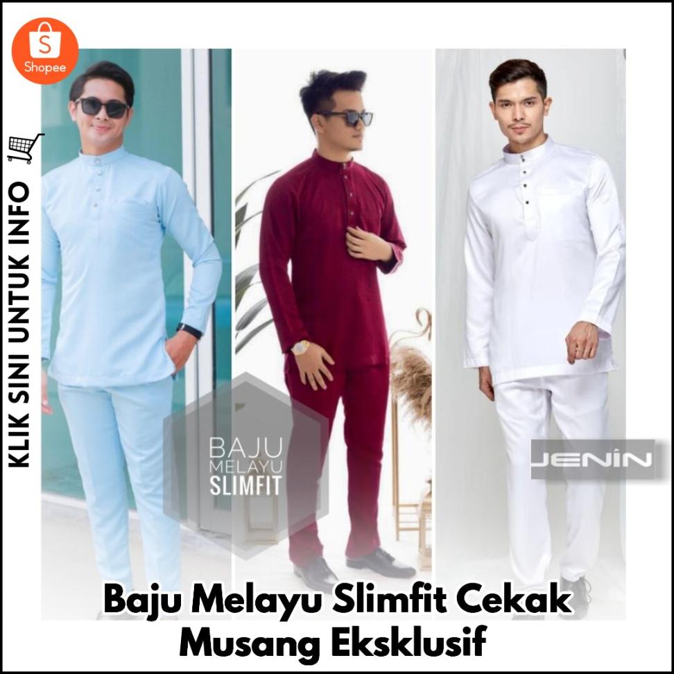 Baju Melayu Slimfit Cekak Musang Eksklusif