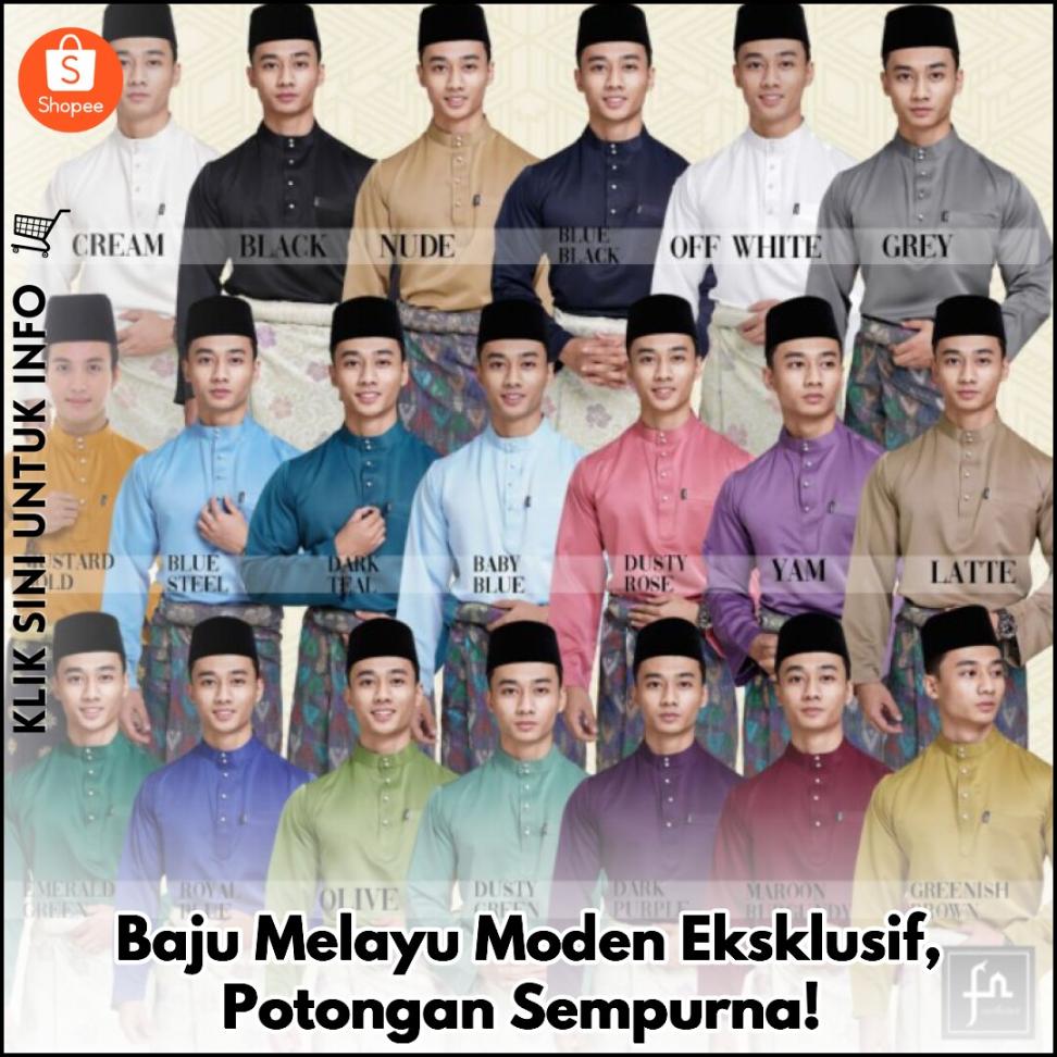 Baju Melayu Moden Eksklusif, Potongan Sempurna!