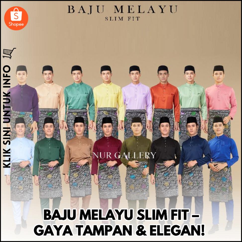 BAJU MELAYU SLIM FIT – GAYA TAMPAN & ELEGAN!