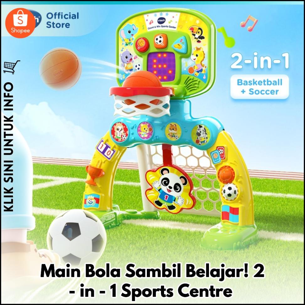 Main Bola Sambil Belajar! 2-in-1 Sports Centre