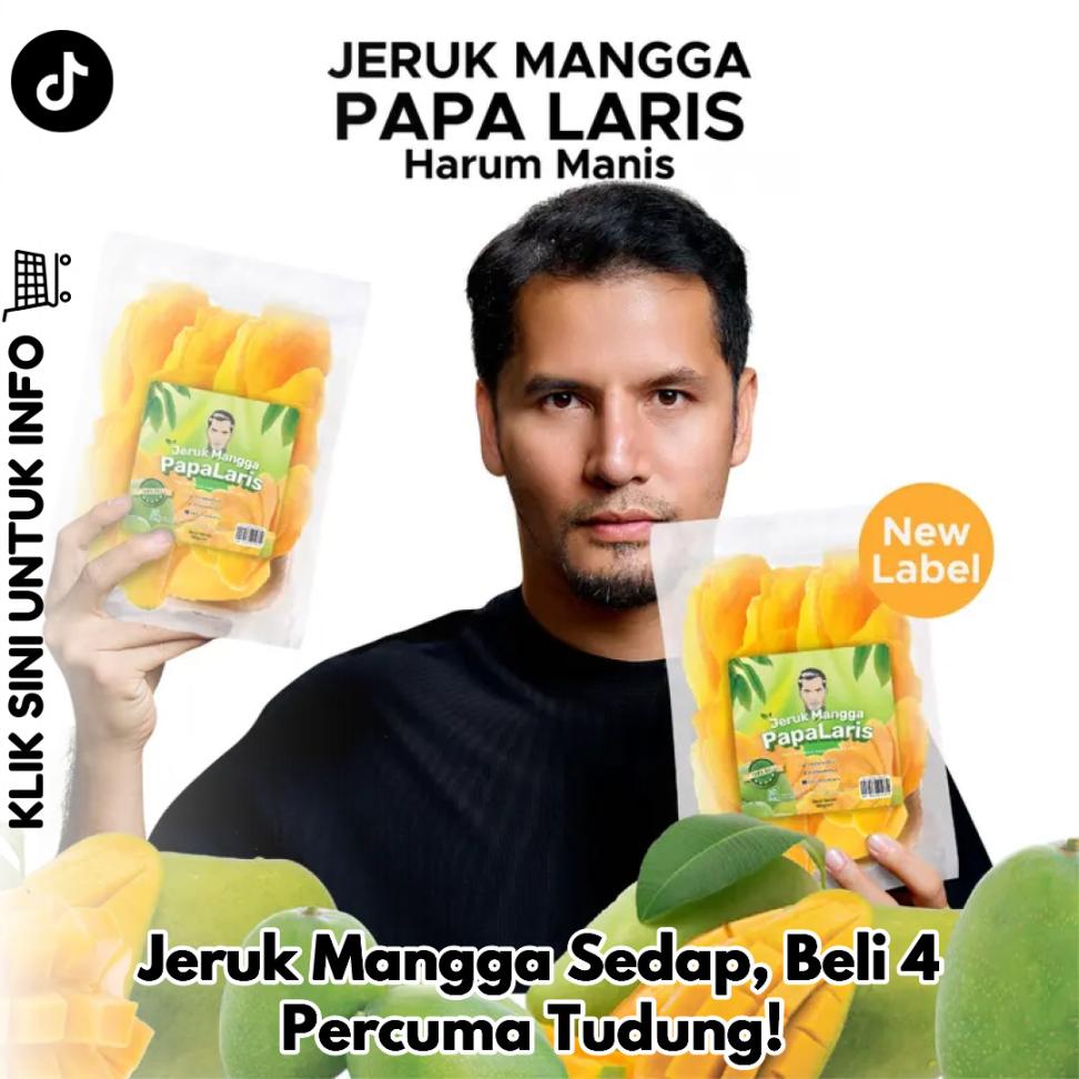 Jeruk Mangga Sedap, Beli 4 Percuma Tudung!