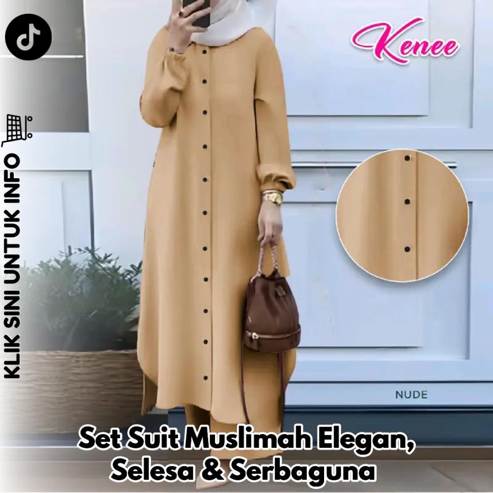 Set Suit Muslimah Elegan, Selesa & Serbaguna