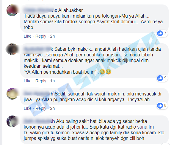 “Selepas 9 Malam Ni Tolong..”-Permintaan Ibu Ashraf Buat Netizen Sebak
