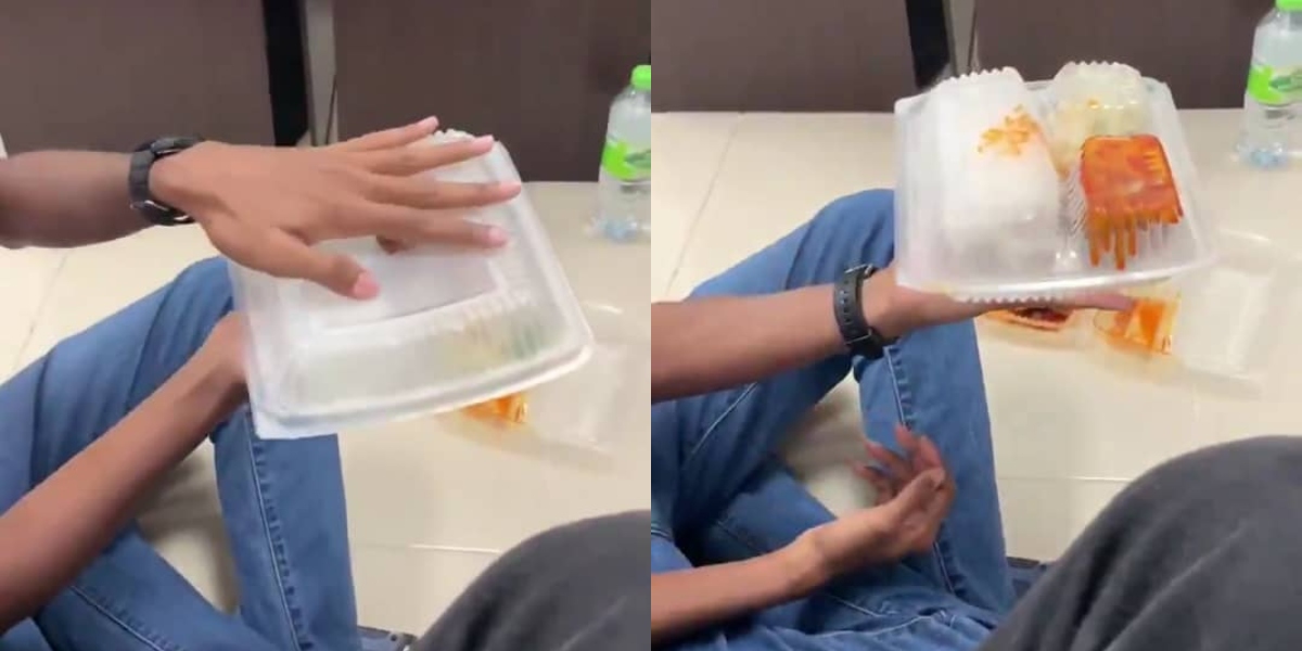 [VIDEO] Pelajar Tunjuk ‘Trick’ Guna Bekas Makanan, Rupanya Ramai Baru Tahu