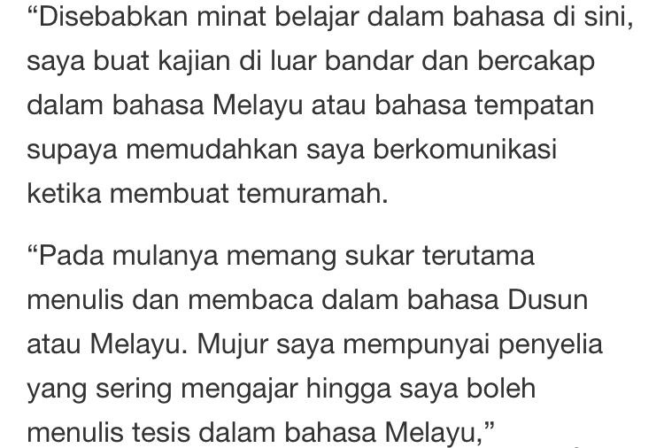 Budaya Malaysia Unik, Graduan UMS Warga Jepun Ini Fasih Bahasa Melayu & Dusun