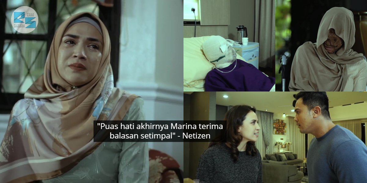 [VIDEO] Wajah Marina Hancur Disimbah Asid, Ending Drama ‘Camelia’ Dipuji Ramai