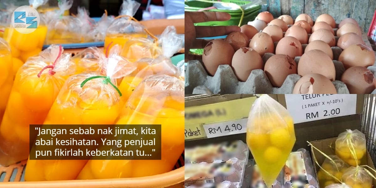 Awas Yang Suka Beli Telur Pecah Dalam Plastik, Rupanya Boleh Sebabkan Kematian