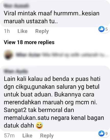 Penangan Viral Video Merangkak, Ibu Murid Tampil Jumpa Ustazah & Mohon Maaf
