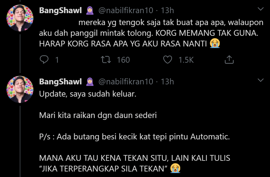 Terkunci Dalam Bank Jam 1 Pagi, Pemuda Cerita Detik Cemas Cuba Selamatkan Diri