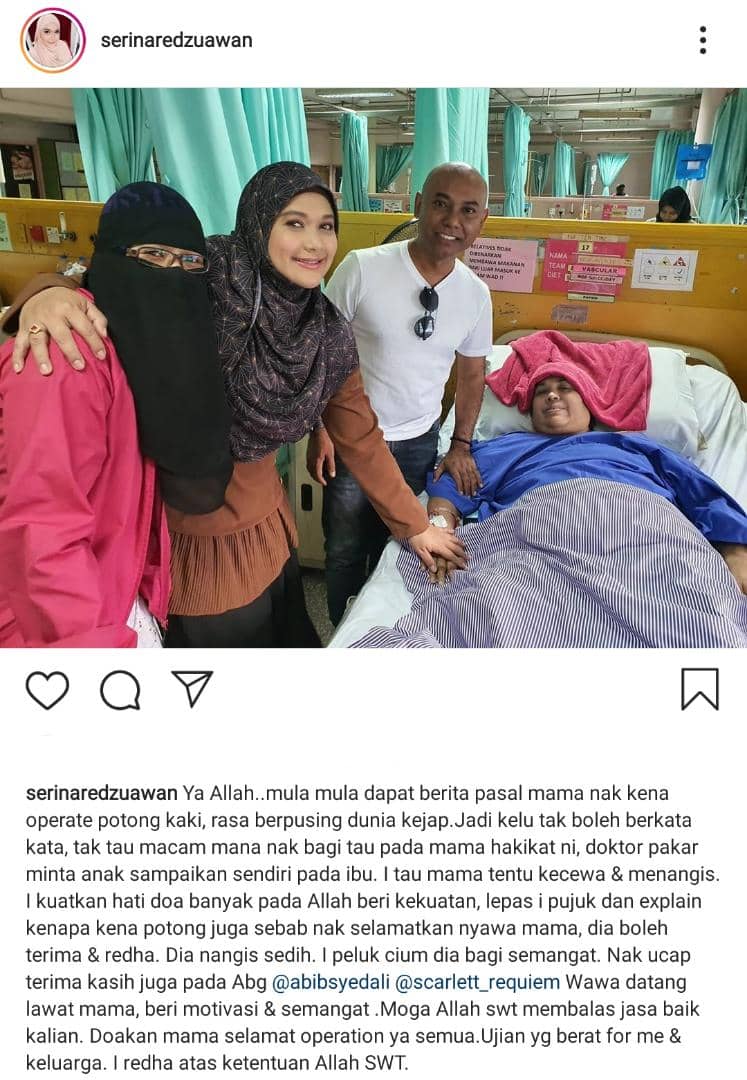 “Ayah Derita Kayap Teruk, Kaki Mak Dua-Dua Dipotong”-Serina Tabah Hadapi Ujian