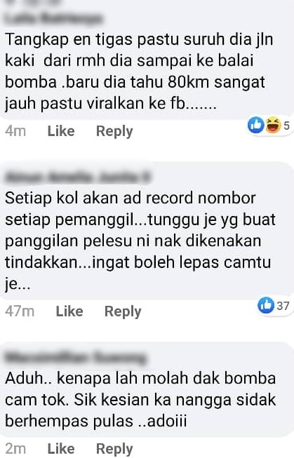 Sanggup Redah Jarak 80km Demi Padam Kebakaran, Sekali Rupanya Panggilan Palsu