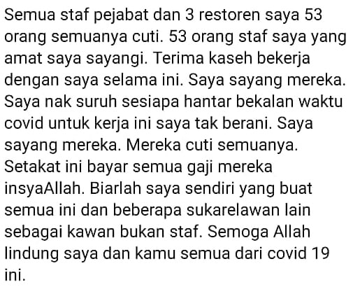“Saya Salah, Tak Pandai” – Ebit Lew Ulas Dikecam Tayang Bagi Sumbangan COVID-19