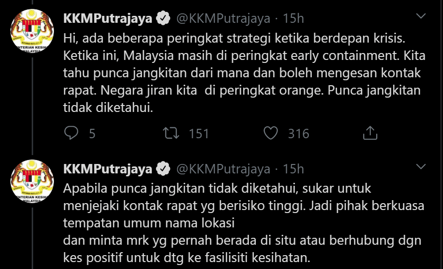 Malaysia Hadap Gelombang Kedua Koronavirus, Cuti Sekolah Nanti Mohon Beringat