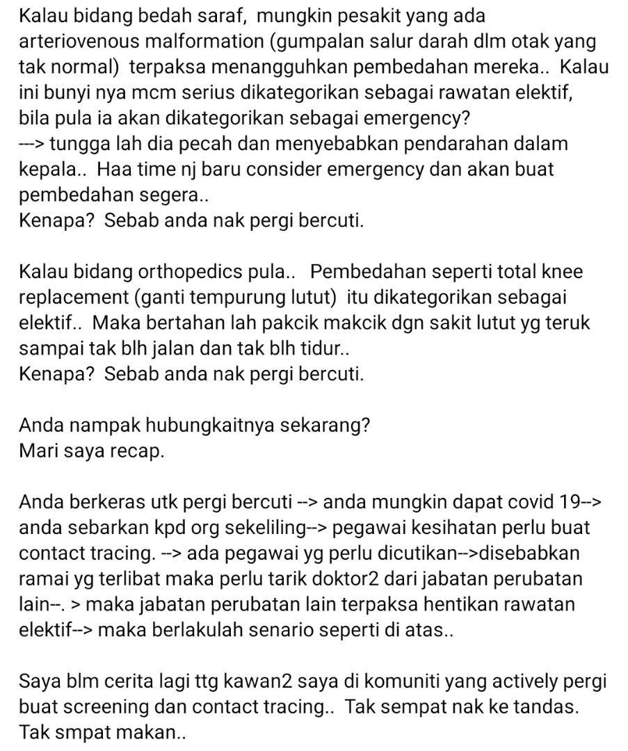 Ramai Berdegil Holiday Waktu Covid-19 Makin Teruk, Petugas Rayu Usahlah Selfish
