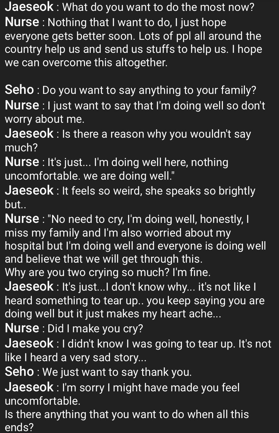 [VIDEO] Nurse Derita Berpisah Dengan Family Demi Rawat Covid-19, Jaesuk Nangis