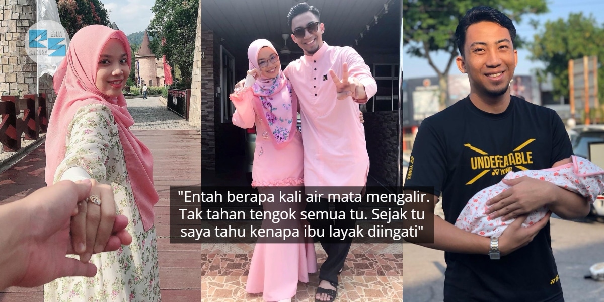 Lihat Isteri Beranak Bagai Nak Terputus Nyawa, Patutlah Wanita Wajib Dihargai