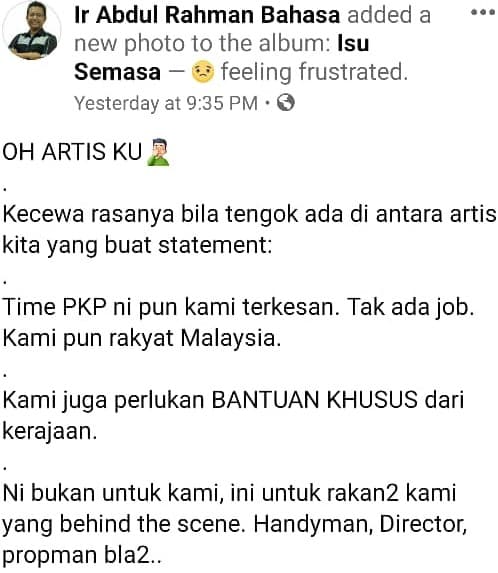 “2 Minggu PKP Macam Putus Income 2 Tahun” – Individu Kecewa Artis Banyak Demand