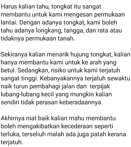 “Tarik Hujung Tongkat OKU Adalah Kesalahan Paling Besar” – Azmi Caliph Buskers
