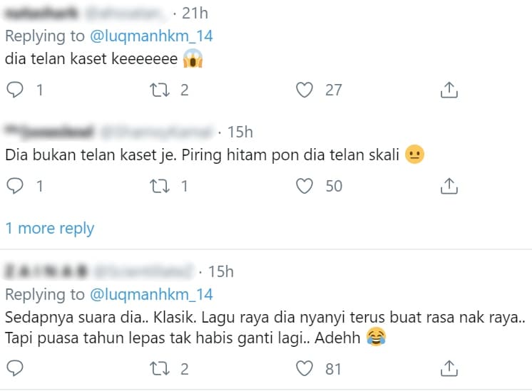 [VIDEO] Teruja Nyanyian Persis Ahmad Jais, Hos Siap Minta Dendangkan Lagu Raya