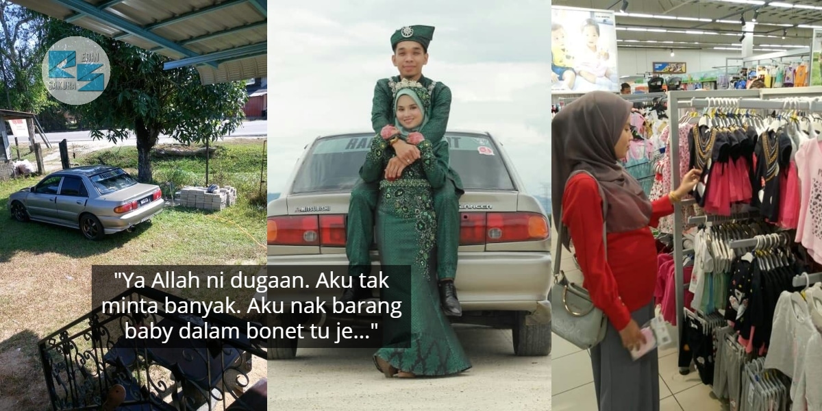 Isteri Bakal Lahirkan Anak Sulung Esok, Kereta Penuh Barang Bayi Dicuri Orang